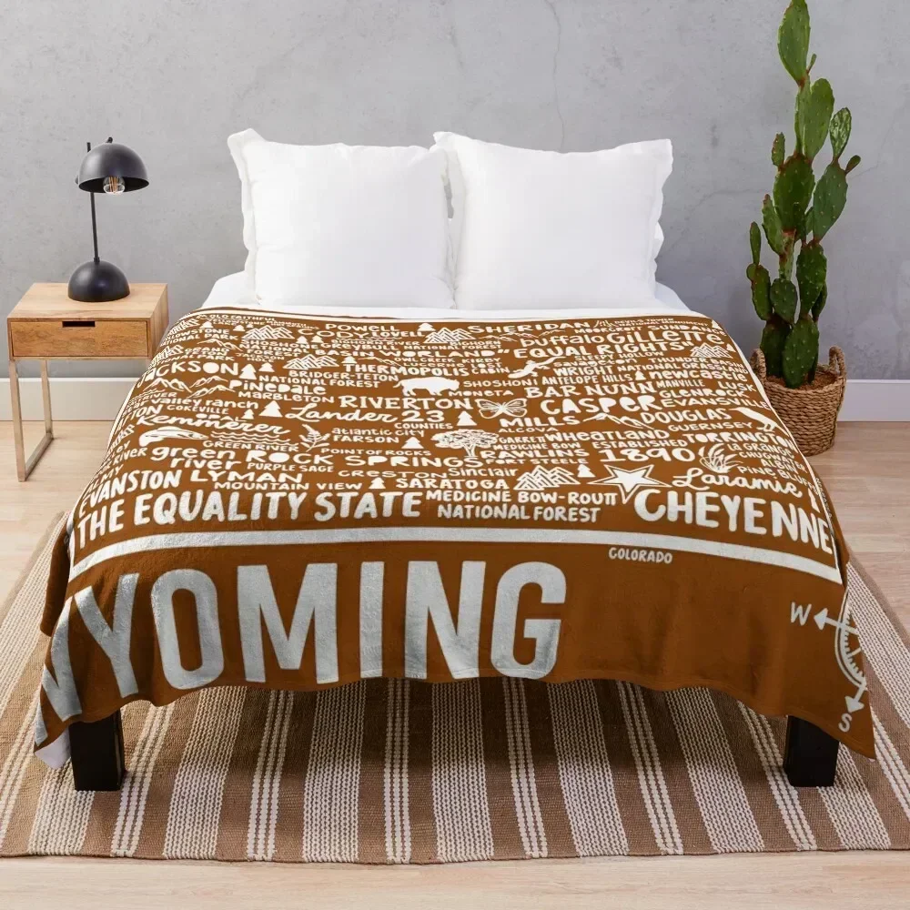 Wyoming Map Throw Blanket Lightweight Warm Blanket for Travel Camping
Wyoming Map Throw Blanket Lightweight Warm Blanket for Travel Camping
