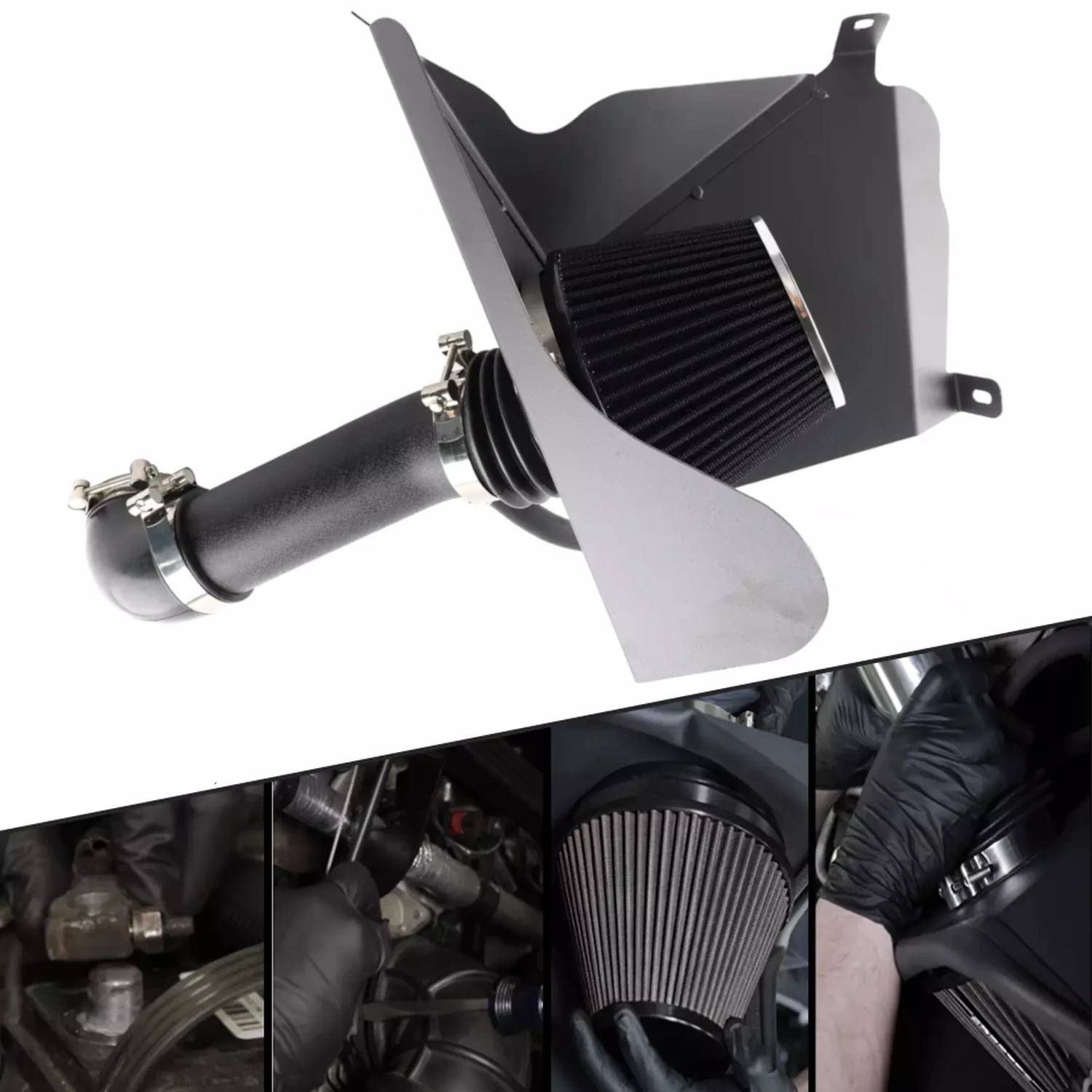 Air Intake System Cold Air Intake System Kit + Filter Black For 91-01 Jeep Cherokee XJ 4.0L 2/4WD Air Intakes Parts
Air Intake System Cold Air Intake System Kit + Filter Black For 91-01 Jeep Cherokee XJ 4.0L 2/4WD Air Intakes Parts