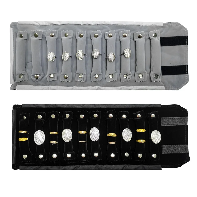 Black And Gray Velvet Mini Jewelry Storage Bag Travel Ring Storage Roll Bag Fashionable And Exquisite Ring Storage Bag
Black And Gray Velvet Mini Jewelry Storage Bag Travel Ring Storage Roll Bag Fashionable And Exquisite Ring Storage Bag
