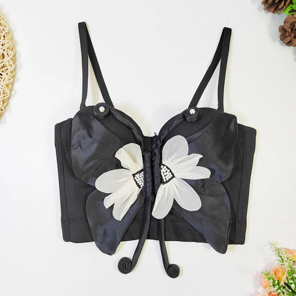 Design Butterfly Style Vest Corset Women Sexy Bustier Push-up Bra Beading Patchwork Short Top Party Night Club 42917
Design Butterfly Style Vest Corset Women Sexy Bustier Push-up Bra Beading Patchwork Short Top Party Night Club 42917