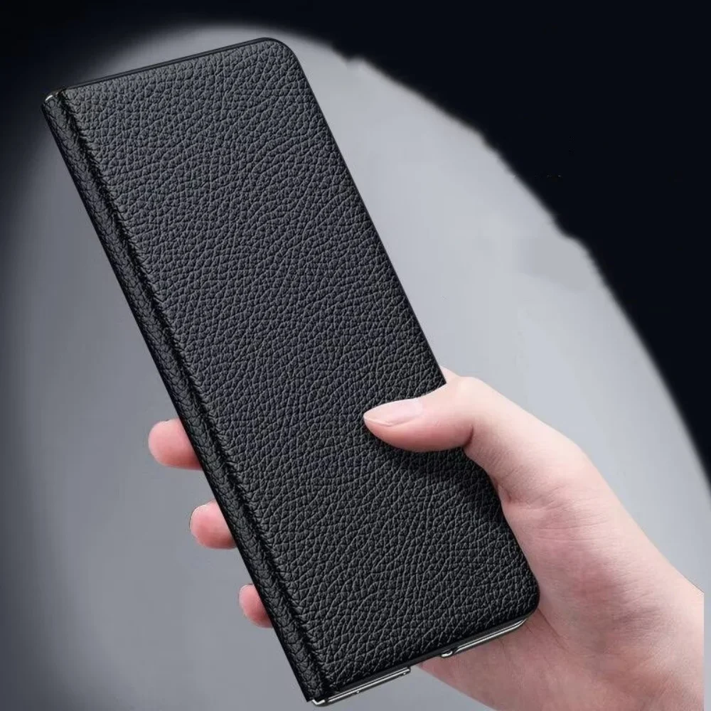 Slim Matte Premium Cowhide Leather Litchi Flip Case for OPPO Find N6 Business Cover
Slim Matte Premium Cowhide Leather Litchi Flip Case for OPPO Find N6 Business Cover