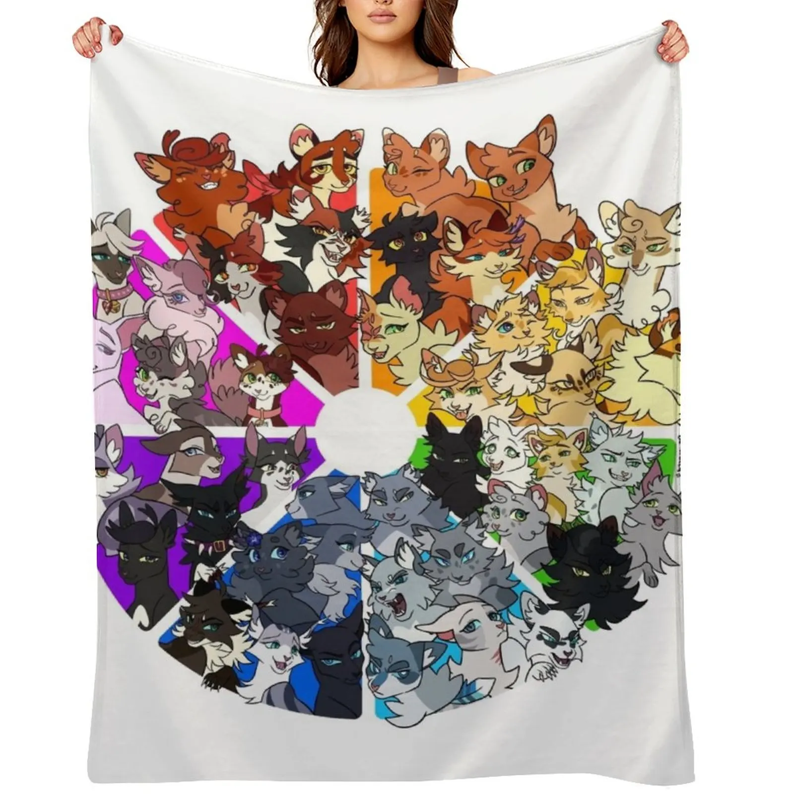 Warrior cats color wheel Throw Blanket Tourist Baby Quilt Heavy Blankets
Warrior cats color wheel Throw Blanket Tourist Baby Quilt Heavy Blankets