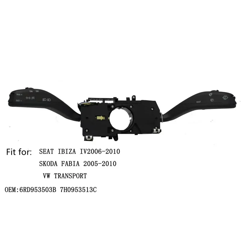 Combination Switch Turn Signal Wiper Switch For SEAT IBIZA IV 2006-2010 SKODA FABIA 2005-2010 VW TRANSPORT 6RD953503B 7H0953513C
Combination Switch Turn Signal Wiper Switch For SEAT IBIZA IV 2006-2010 SKODA FABIA 2005-2010 VW TRANSPORT 6RD953503B 7H0953513C