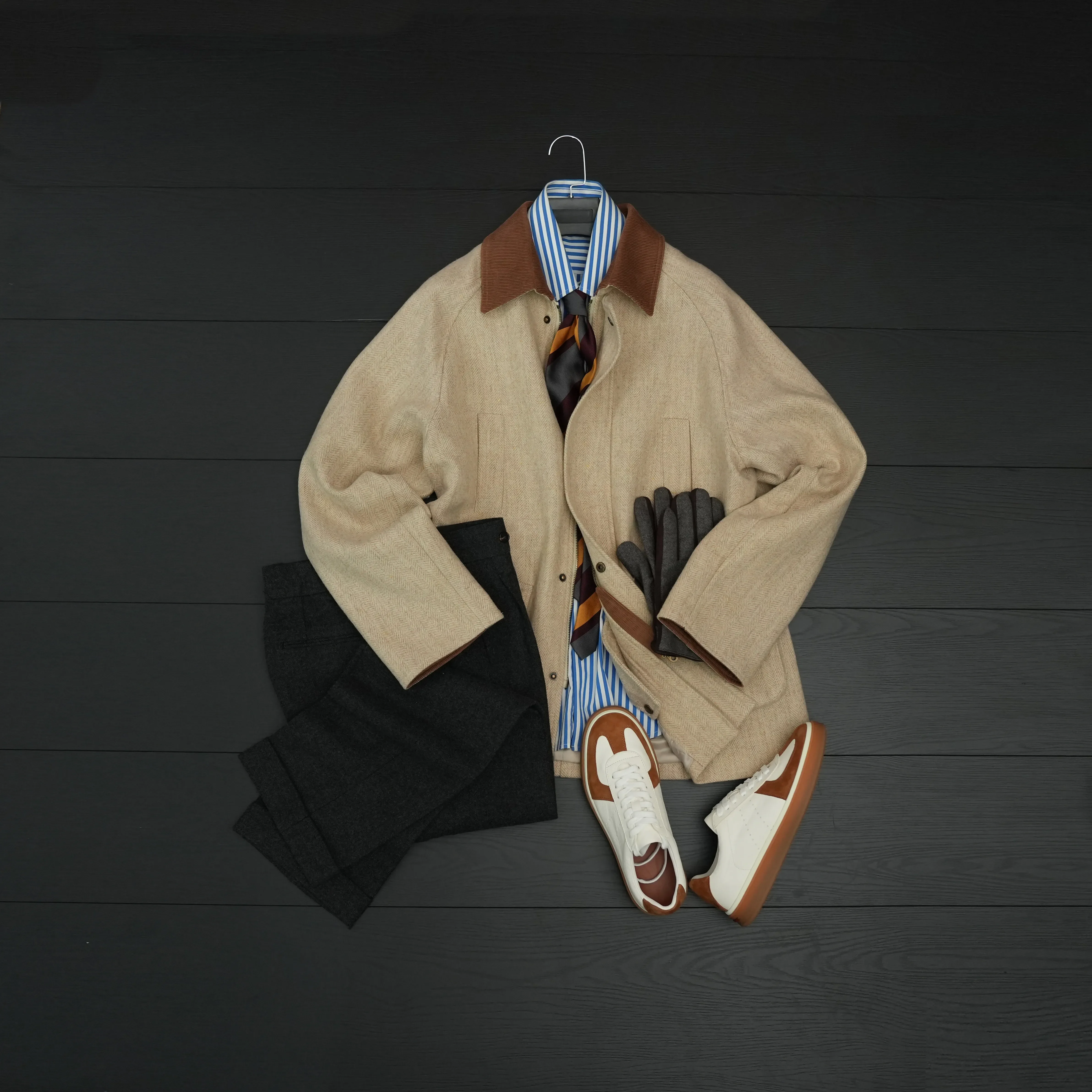 100% Wool Herringbone Corduroy Lapel Hunting Jacket Men's Jacket Tide
100% Wool Herringbone Corduroy Lapel Hunting Jacket Men's Jacket Tide