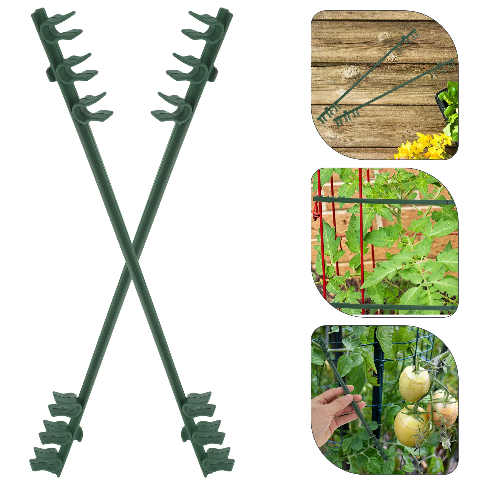 20 Pcs Gardening Rod Connectors Durable Plastic Clips for 8mm Tubes Plant Trellis Support Hardware Fittings Lightweight Weather
20 Pcs Gardening Rod Connectors Durable Plastic Clips for 8mm Tubes Plant Trellis Support Hardware Fittings Lightweight Weather