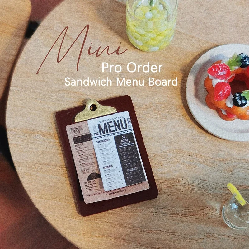 1/12 Dollhouse Mini Menu Board Model Dollhouse Restaurant Decoration Toys Micro Scene Decor Accessories Pretend Play Toys
1/12 Dollhouse Mini Menu Board Model Dollhouse Restaurant Decoration Toys Micro Scene Decor Accessories Pretend Play Toys