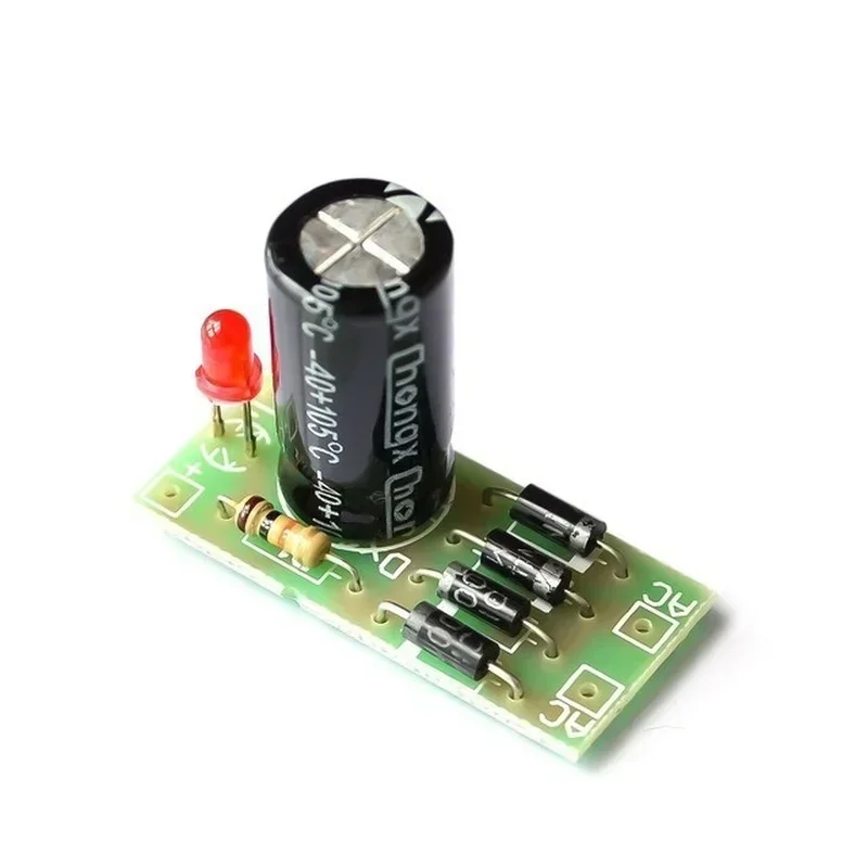12V 1A AC DC converter, 1N4007 full bridge rectifier filter, AC to DC power conversion module
12V 1A AC DC converter, 1N4007 full bridge rectifier filter, AC to DC power conversion module