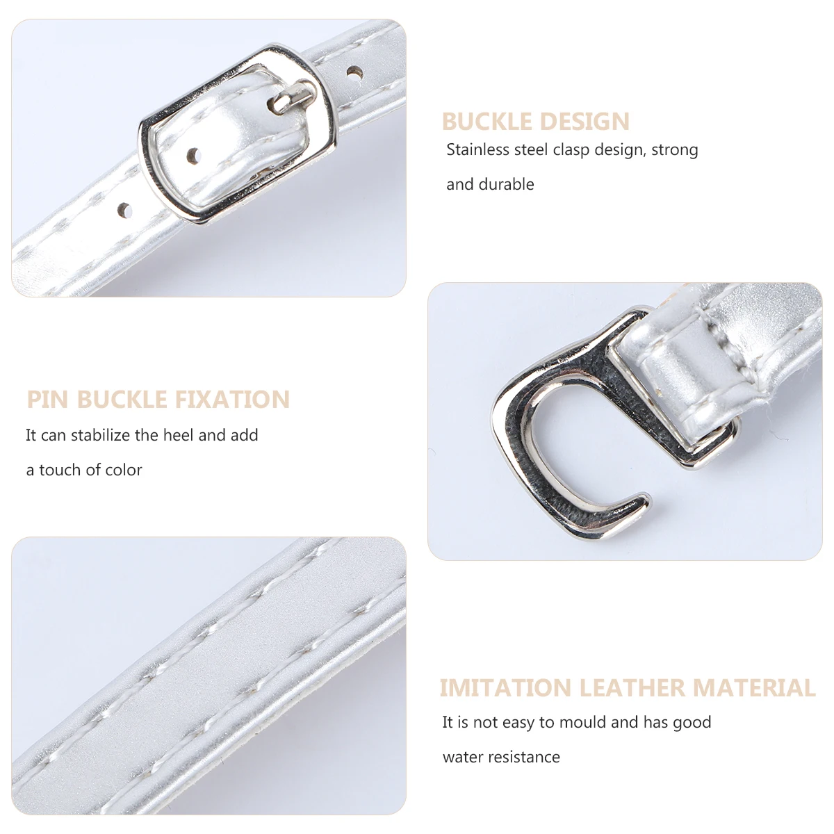 Anti-drop Shoelaces High Heel Straps Lightweight Detachable Silver Color Match Cross Ankle Straps Replacement Shoe Accessories
Anti-drop Shoelaces High Heel Straps Lightweight Detachable Silver Color Match Cross Ankle Straps Replacement Shoe Accessories