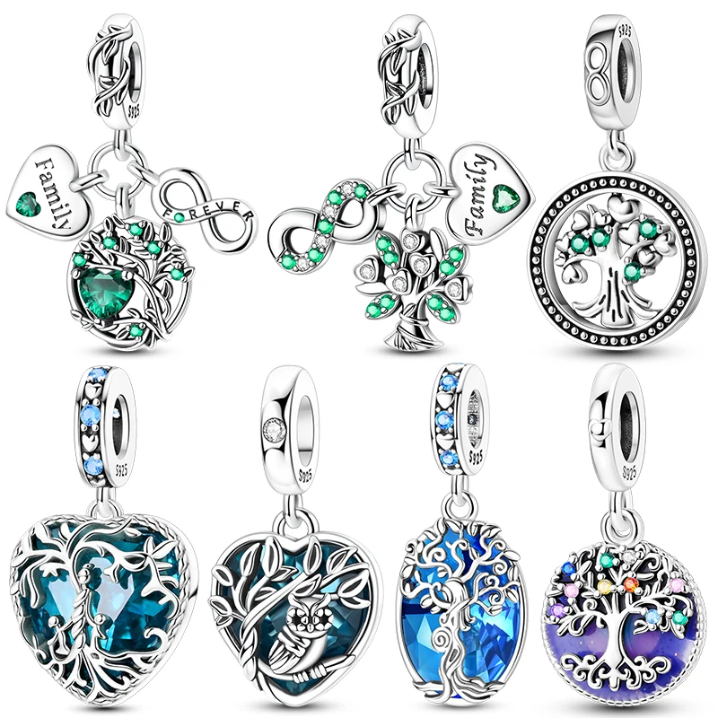 charms plata de ley 925 The Symbol of Eternity and the Tree of Life Pendant Bead Fits 3mm Bracelet Necklace Women Luxury Jewelry
charms plata de ley 925 The Symbol of Eternity and the Tree of Life Pendant Bead Fits 3mm Bracelet Necklace Women Luxury Jewelry
