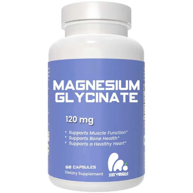 Magnesium Glycine 120mg - Muscle and Metabolic Health Support - Non GMO, Gluten Free, 60 capsules
Magnesium Glycine 120mg - Muscle and Metabolic Health Support - Non GMO, Gluten Free, 60 capsules