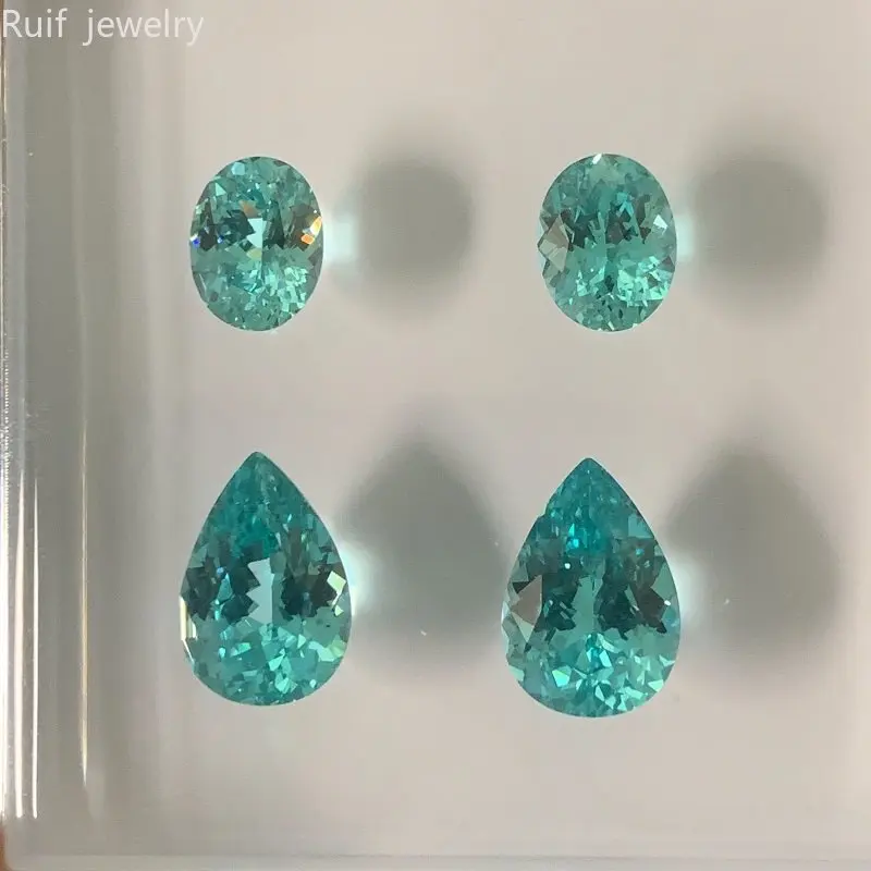 Ruif Original Classical Design Beautiful Lab Create Sapphire Paraiba Color Gemstone Set for Earrings Making
Ruif Original Classical Design Beautiful Lab Create Sapphire Paraiba Color Gemstone Set for Earrings Making
