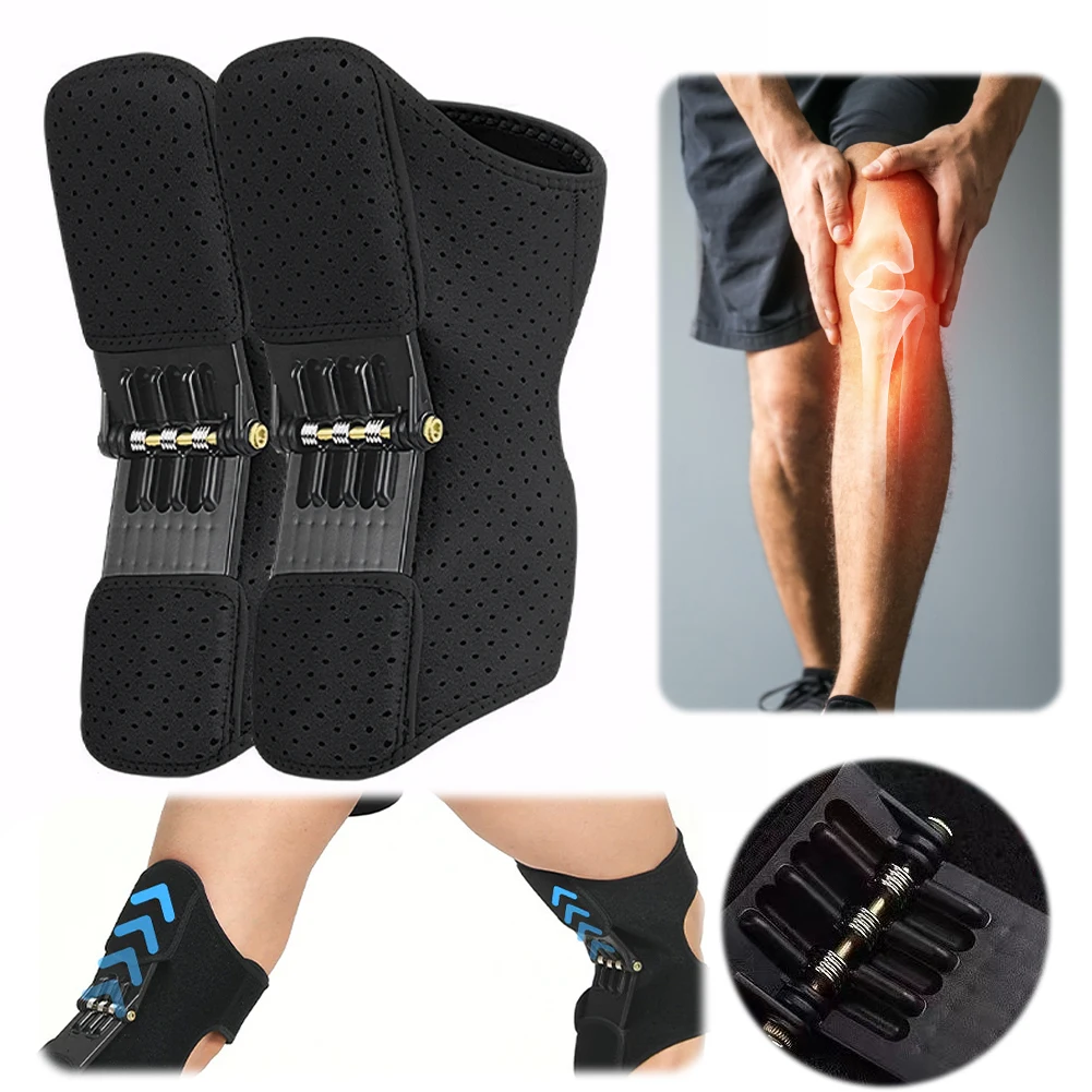 Knee Protection Booster with Spring-Loaded Rebound Spring Knee Pad Lift Knee Pads for Squat Outdoor Mountain Climbing Exercise
Knee Protection Booster with Spring-Loaded Rebound Spring Knee Pad Lift Knee Pads for Squat Outdoor Mountain Climbing Exercise