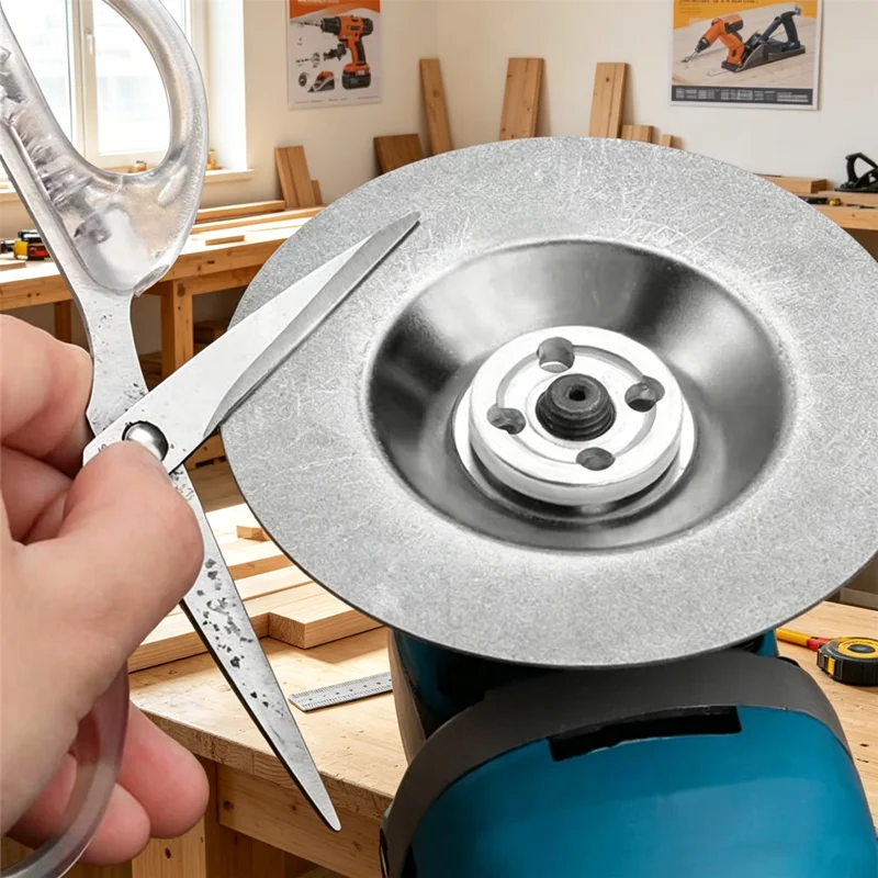 Diamond Glass Tile Grinding Blade 1PC, Polishing Disc for Angle Grinder, Multi-Function Cutting Blade Sharpener Knives Scissors
Diamond Glass Tile Grinding Blade 1PC, Polishing Disc for Angle Grinder, Multi-Function Cutting Blade Sharpener Knives Scissors