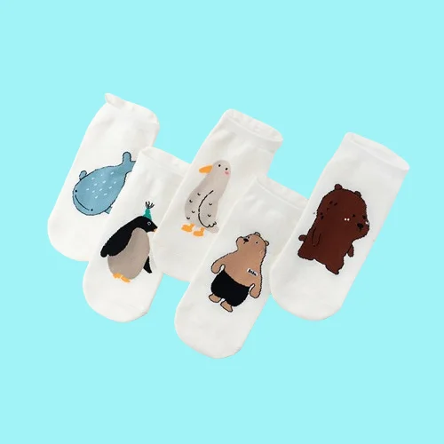 5/10 Pairs New High Quality Women's Animal Short Ankle Socks Fashion Cotton Foot Boat Sock Cute Female Girl Socks
5/10 Pairs New High Quality Women's Animal Short Ankle Socks Fashion Cotton Foot Boat Sock Cute Female Girl Socks
