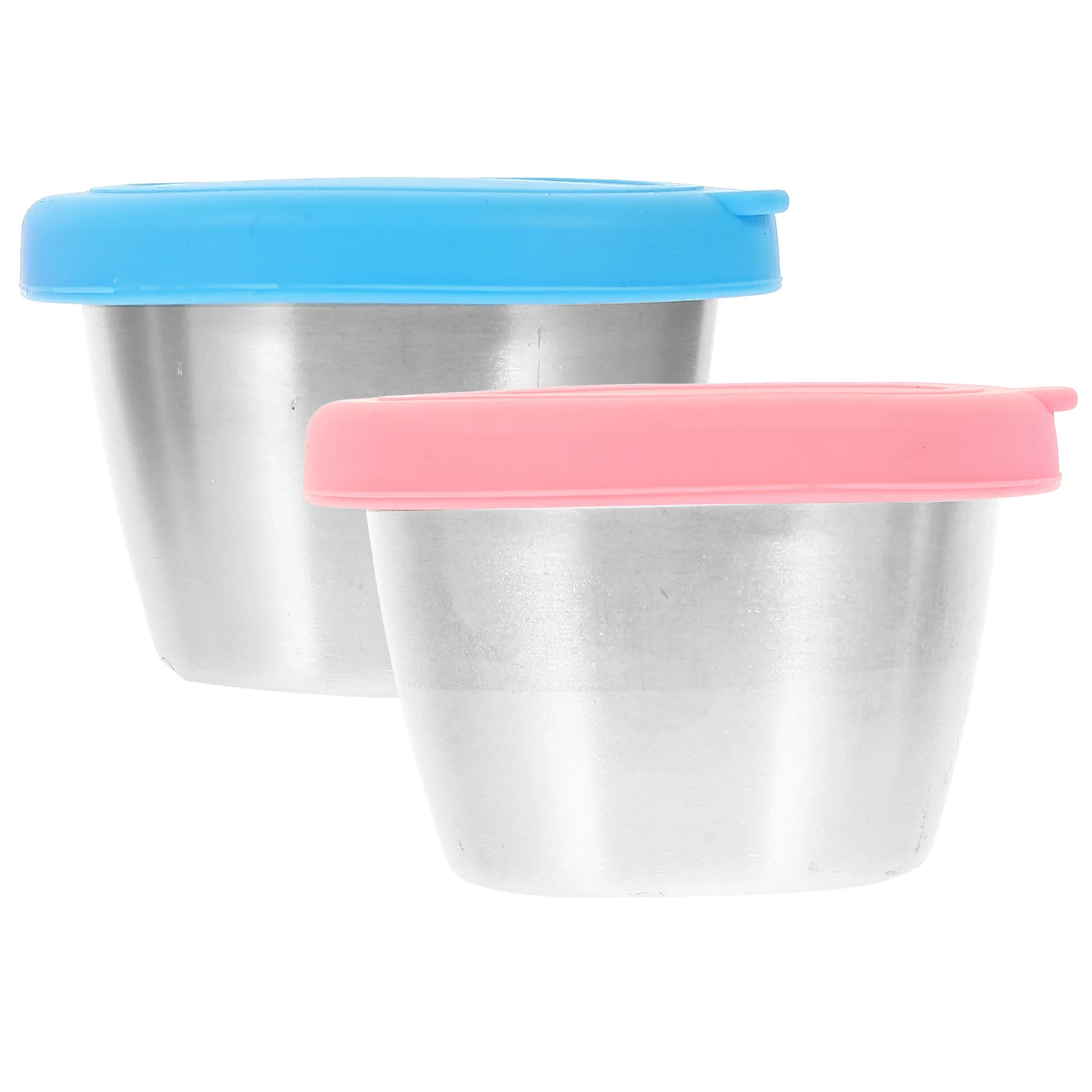 2pcs Stainless Steel Condiment Containers Compact Sauce Boxes Leak-Proof Portable Dipping Cups For Outdoor Bbq Picnic
2pcs Stainless Steel Condiment Containers Compact Sauce Boxes Leak-Proof Portable Dipping Cups For Outdoor Bbq Picnic