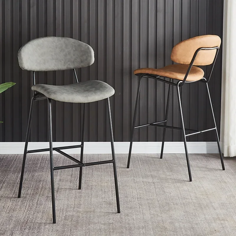 Nordic Simple Modern Internet Celebrity Backrest High Stool Bar Stool, Bar Stool Bar Chair Front Desk High Stool Durable
Nordic Simple Modern Internet Celebrity Backrest High Stool Bar Stool, Bar Stool Bar Chair Front Desk High Stool Durable