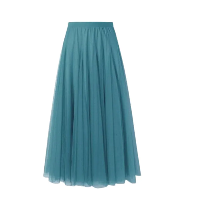 Spring Summer New High Elastic Waist Solid Casual Mesh Pleated Skirt Ladies Loose All-match A-line Fairy Skirt Women's Clothing
Spring Summer New High Elastic Waist Solid Casual Mesh Pleated Skirt Ladies Loose All-match A-line Fairy Skirt Women's Clothing