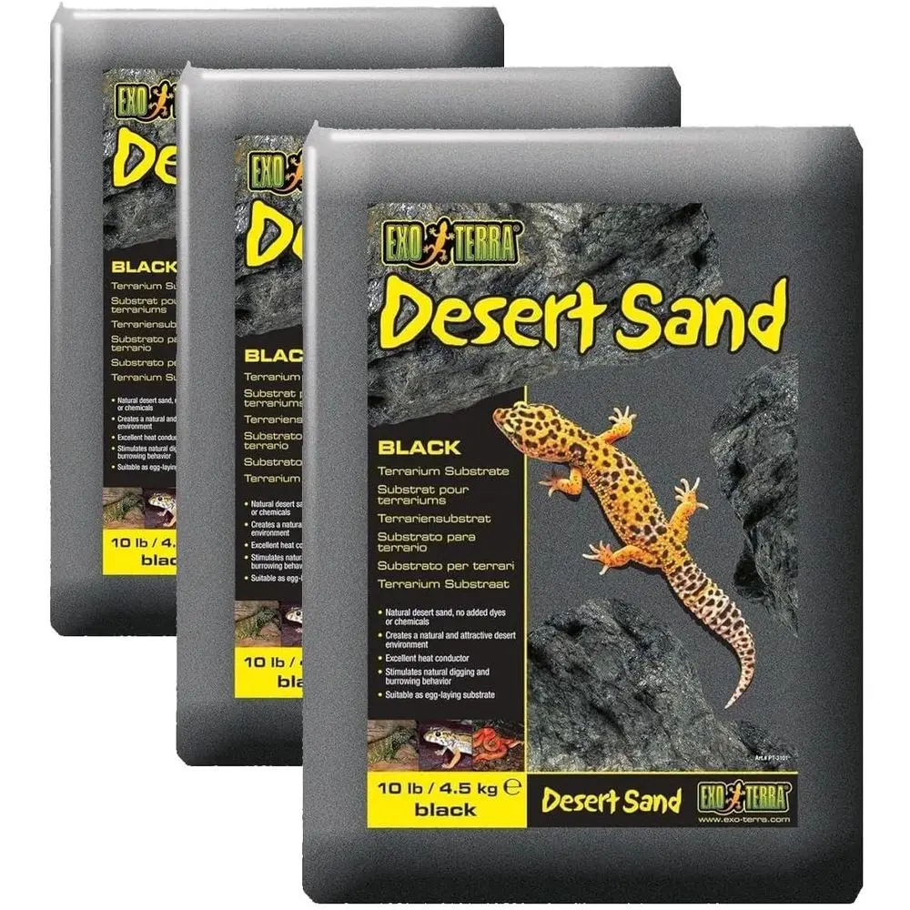 Exo Terra Desert Sand, 10-Pound, Black (Pack o 3)
Exo Terra Desert Sand, 10-Pound, Black (Pack o 3)