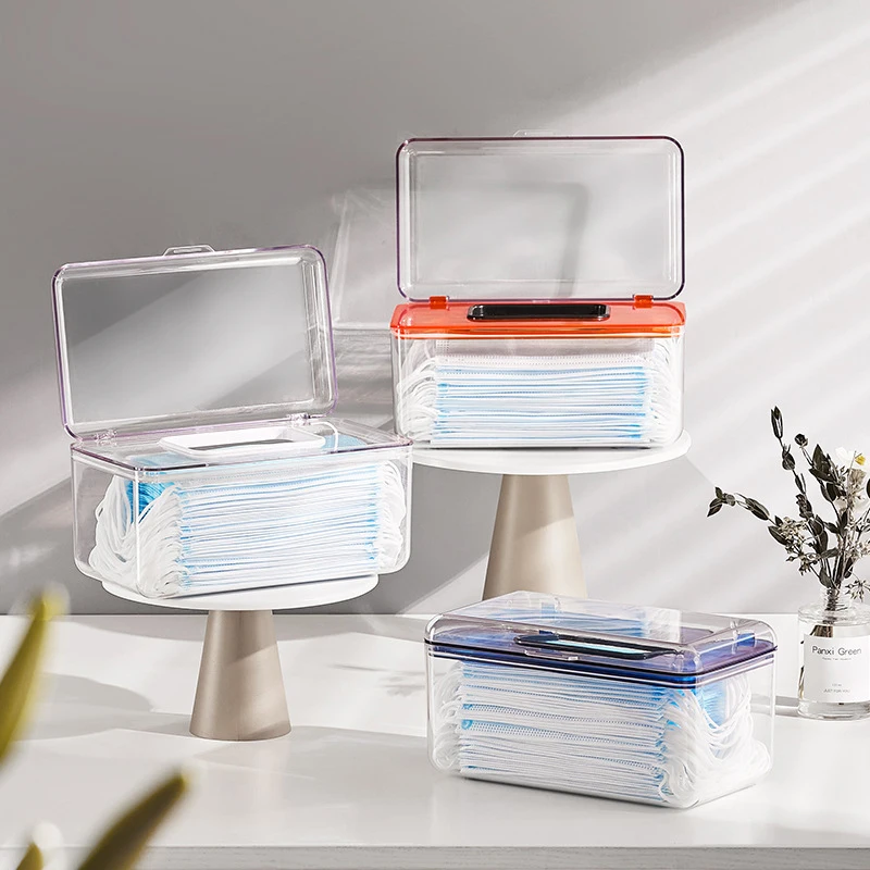 PET Transparent Mask Tissue Box Household Disposable Adult Oral Wet Wipes And Nasal Cover Temporary Storage Box
PET Transparent Mask Tissue Box Household Disposable Adult Oral Wet Wipes And Nasal Cover Temporary Storage Box