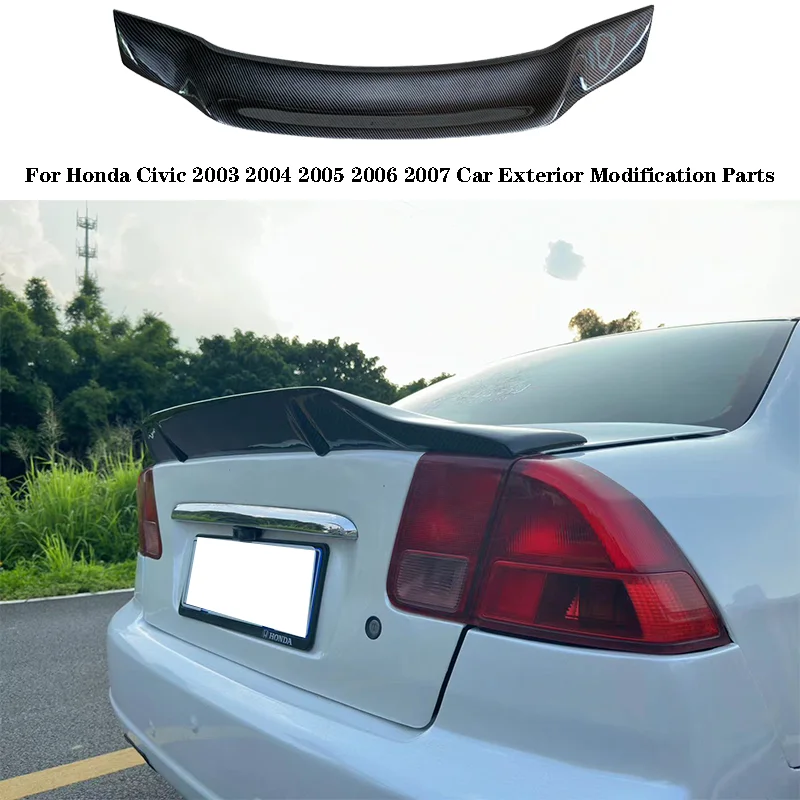 Real Carbon Fiber FRP Type R Style Rear Trunk Spoiler Wing For Honda Civic 2003 2004 2005 2006 2007 Car Exterior Modification Pa
Real Carbon Fiber FRP Type R Style Rear Trunk Spoiler Wing For Honda Civic 2003 2004 2005 2006 2007 Car Exterior Modification Pa
