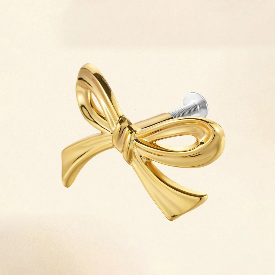 Gold Color Bow Drawer Handle Zinc Alloy Decor Cupboard Wardrobe Closet Pulls Furniture Handle
Gold Color Bow Drawer Handle Zinc Alloy Decor Cupboard Wardrobe Closet Pulls Furniture Handle