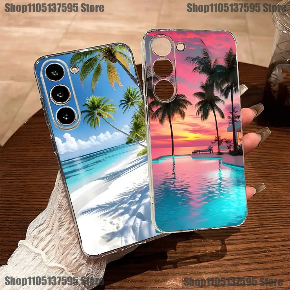 Sea Tropical Palm Trees Beach Phone Case For Samsung S30,23,21,22,20, FE lite,S10,9,8,7 PIus Note20ultra Soft Transparent
Sea Tropical Palm Trees Beach Phone Case For Samsung S30,23,21,22,20, FE lite,S10,9,8,7 PIus Note20ultra Soft Transparent