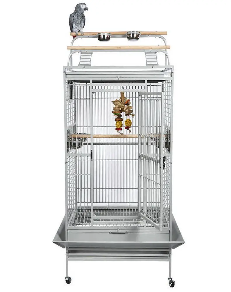 Best Quality Pet Parrot House Cages Carriers Bird Breeding Metal Large Bird Cage 
Best Quality Pet Parrot House Cages Carriers Bird Breeding Metal Large Bird Cage