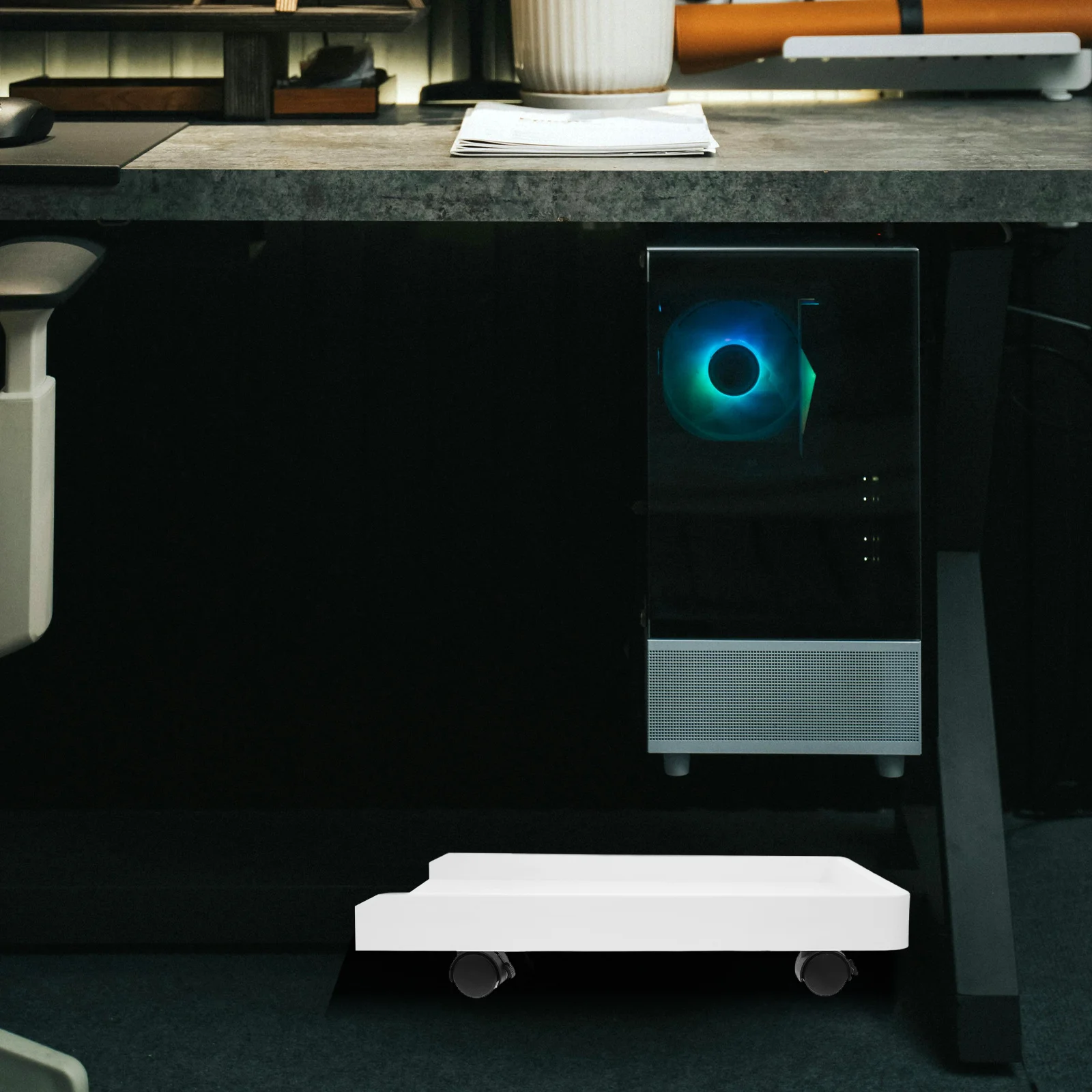 1Set Desktop Tower Stand Pc Floor Stand with Brake Casters for Optimal Cooling and Mobility Pc Riser for Carpet
1Set Desktop Tower Stand Pc Floor Stand with Brake Casters for Optimal Cooling and Mobility Pc Riser for Carpet