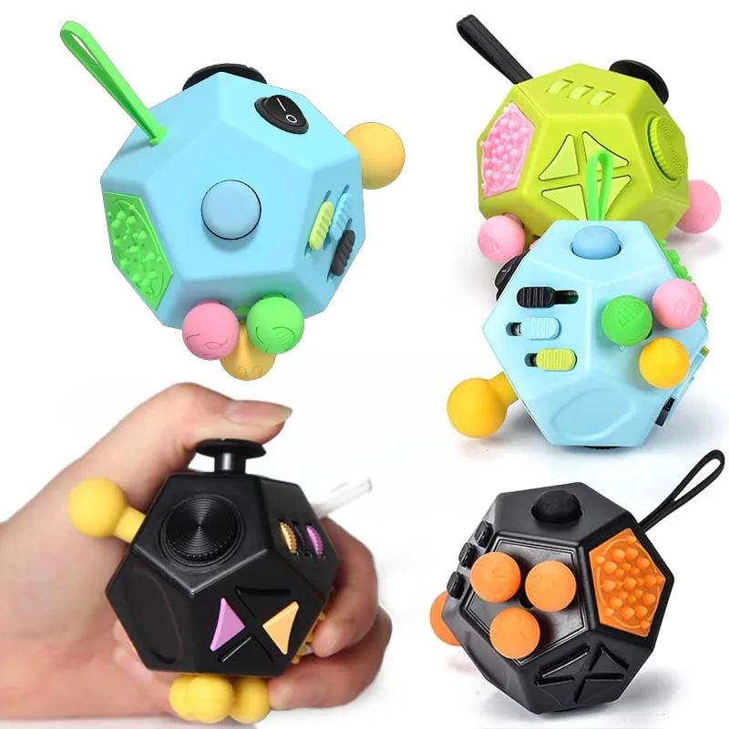 Fidget Cube Stress-Relief Toy Anxiety-Relief Sensory Fidget Dice Toy
Fidget Cube Stress-Relief Toy Anxiety-Relief Sensory Fidget Dice Toy