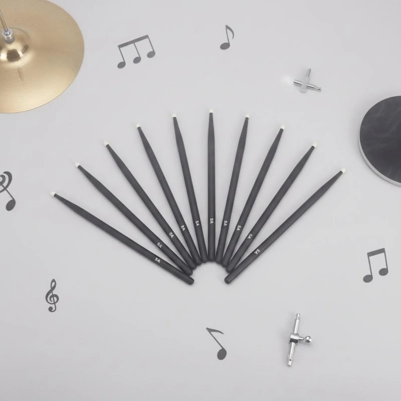 12 Pairs 5A Drumstick Long-Lasting Maple Drumstick Drum Stick Teardrop Tip Musical Accessory Polished Finish for Beginners
12 Pairs 5A Drumstick Long-Lasting Maple Drumstick Drum Stick Teardrop Tip Musical Accessory Polished Finish for Beginners