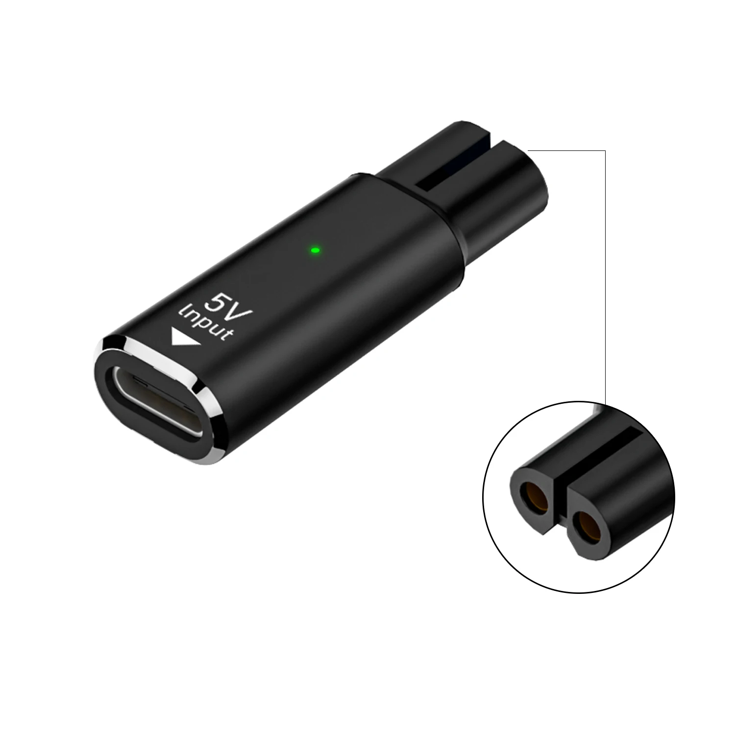 1pc 5V Type-C Shaver Adapter Charging Converter Without Charger Cord For Philips Shaver Hair Clipper QP2834/2724/1324/4530/1924
1pc 5V Type-C Shaver Adapter Charging Converter Without Charger Cord For Philips Shaver Hair Clipper QP2834/2724/1324/4530/1924