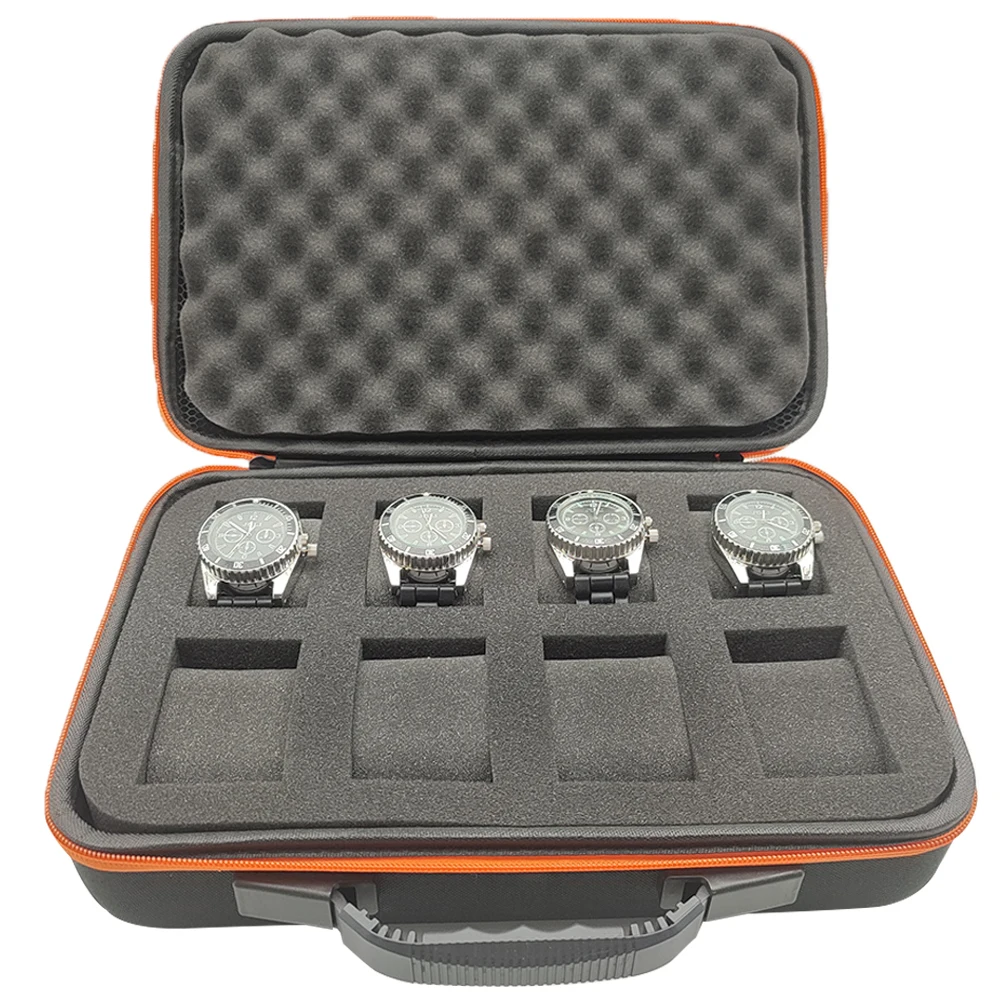 8 Slot Watch Box With Sponge EVA Storage Bags Organizer Bag Protective Safety Shockproof Storage Tool Case For Smart Watches
8 Slot Watch Box With Sponge EVA Storage Bags Organizer Bag Protective Safety Shockproof Storage Tool Case For Smart Watches