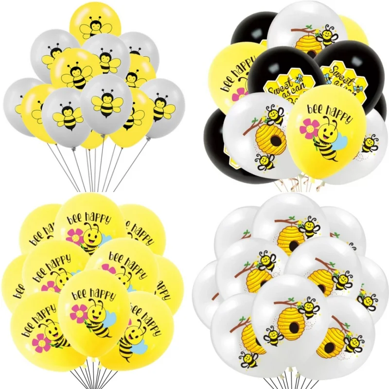 10/30Pcs Cartoon 12inch Honeycomb Bee Theme Latex Balloons Toy for Kids Girl Boy 1st Bee Birthday Baby Shower Party Decoration
10/30Pcs Cartoon 12inch Honeycomb Bee Theme Latex Balloons Toy for Kids Girl Boy 1st Bee Birthday Baby Shower Party Decoration
