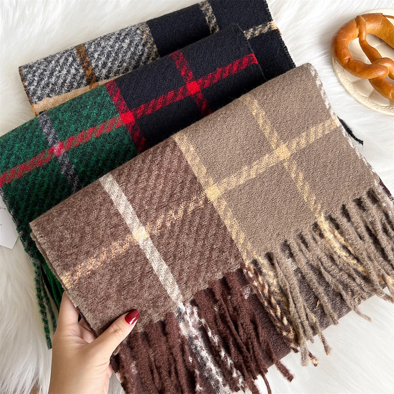 Women's Fashion Scottish Style Tartan Warm Scarf Plaid Soft Long Wrap Shawl Christmas Valentine's Day for Girlfriend Wife Mom
Women's Fashion Scottish Style Tartan Warm Scarf Plaid Soft Long Wrap Shawl Christmas Valentine's Day for Girlfriend Wife Mom
