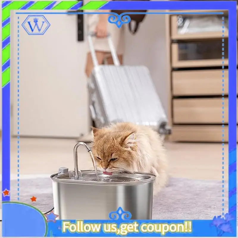 Cats Water Fountain Dog Water Dispenser For Drinking Bowl Stainless 108Oz/3.2L US PLUG
Cats Water Fountain Dog Water Dispenser For Drinking Bowl Stainless 108Oz/3.2L US PLUG