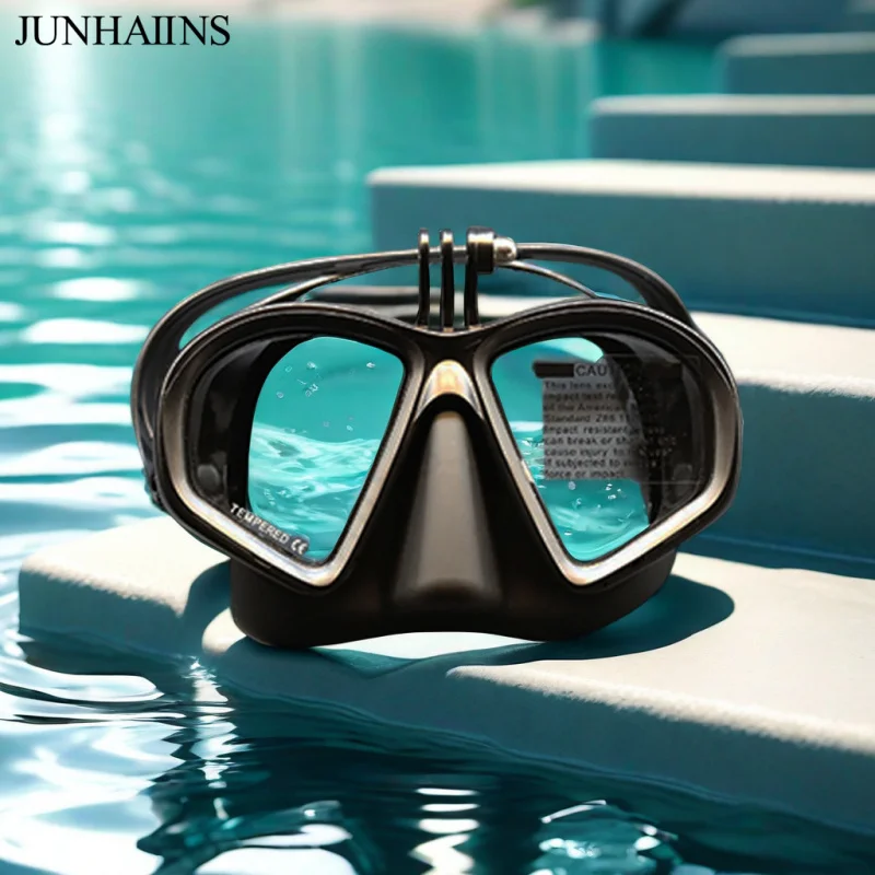 Junhaiins low volume freediving mask tempered glass snorkeling mask with Holder diving goggles
Junhaiins low volume freediving mask tempered glass snorkeling mask with Holder diving goggles