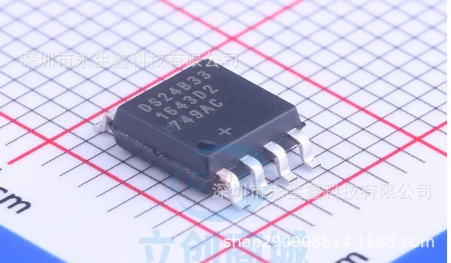 DS24B33S SOIC-8 EEPROM 4 КБ DS24B33 10 шт.
DS24B33S SOIC-8 EEPROM 4 КБ DS24B33 10 шт.