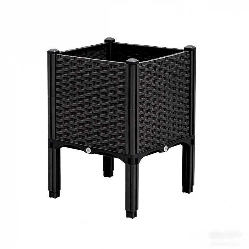 Large Heavy Duty Plastic Planter Box for Vegetables Flowers Herbs - Durable Raised Garden Bed for Outdoor Patio Balcony
Large Heavy Duty Plastic Planter Box for Vegetables Flowers Herbs - Durable Raised Garden Bed for Outdoor Patio Balcony