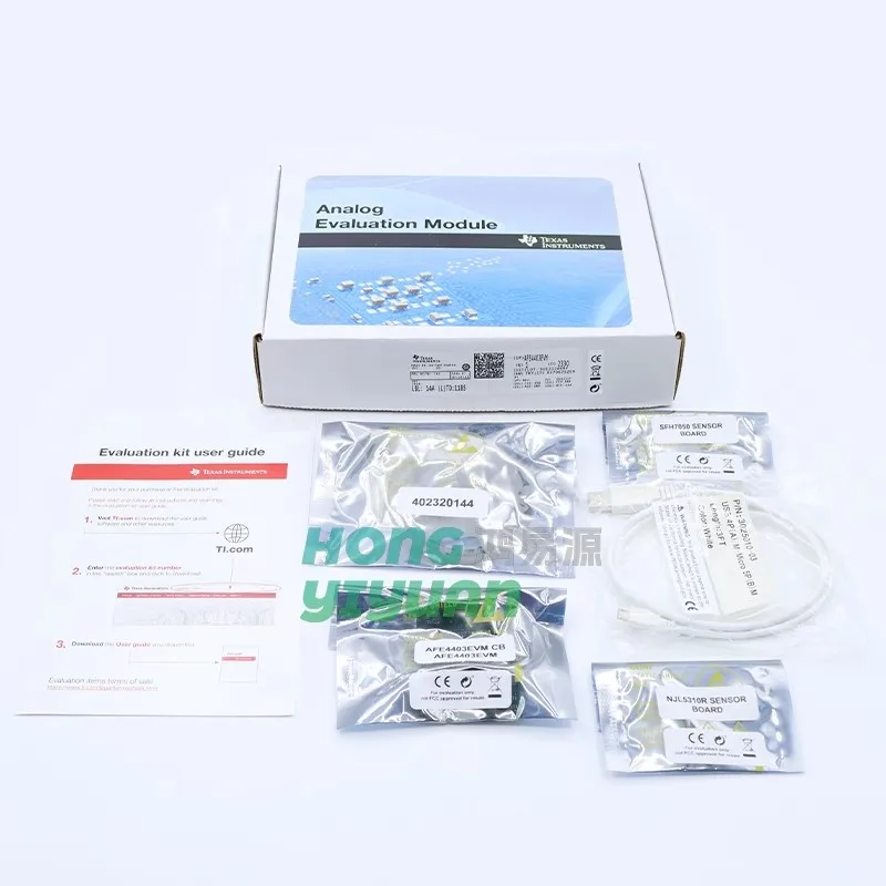AFE4403EVM Heart Rate Monitor Pulse Oximeter AFE4403 Integrated AFE Evaluation Module
AFE4403EVM Heart Rate Monitor Pulse Oximeter AFE4403 Integrated AFE Evaluation Module