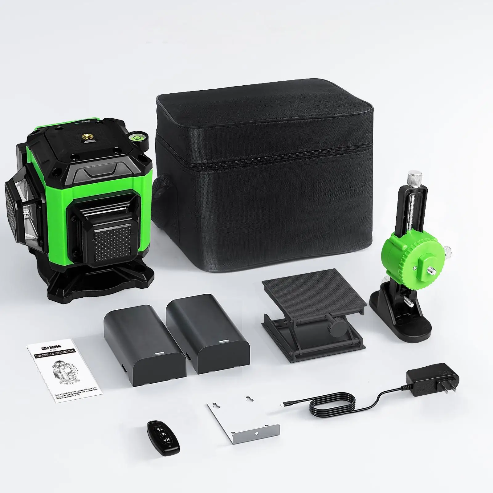 Industrial 12 Line Green Laser Level 360 Degree 4D Outdoor Nivel Tool 50m Working Distance for Indoor Construction Project
Industrial 12 Line Green Laser Level 360 Degree 4D Outdoor Nivel Tool 50m Working Distance for Indoor Construction Project