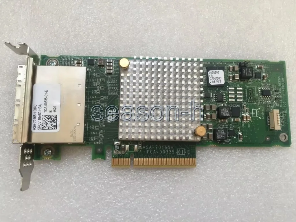 ASA-70165H Адаптер хост-шины PCIe 3.0 x 8 SATA SAS 6 Гбит/с 2278500-R ASA-70165H
ASA-70165H Адаптер хост-шины PCIe 3.0 x 8 SATA SAS 6 Гбит/с 2278500-R ASA-70165H