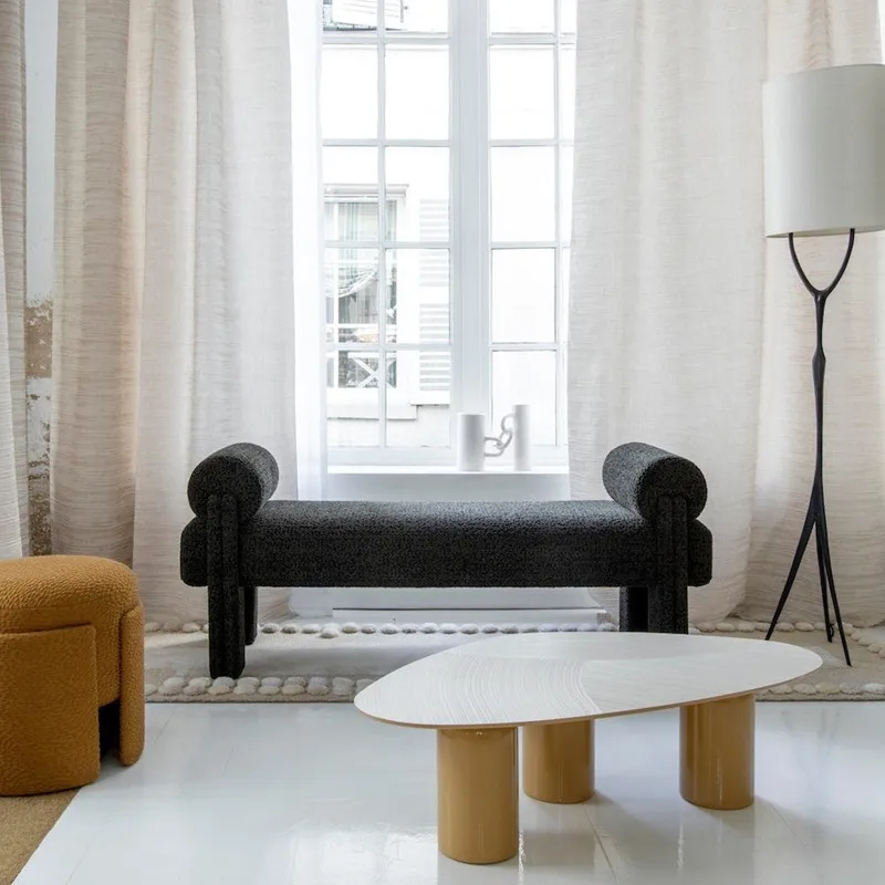 Nordic luxury bedroom bed end stool Modern minimalist shoes changing stool Hotel room cloakroom bench sofa stool
Nordic luxury bedroom bed end stool Modern minimalist shoes changing stool Hotel room cloakroom bench sofa stool