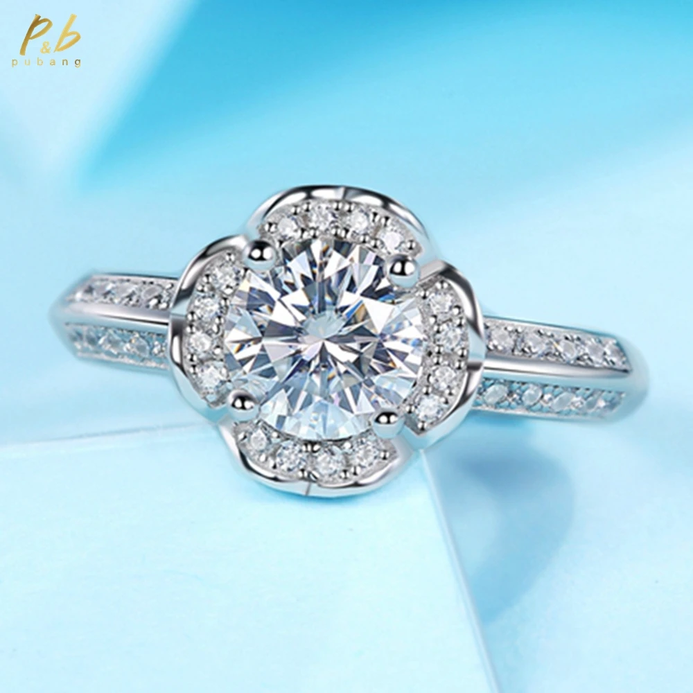 PuBang Fine Jewelry 925 Sterling Silver Round Cut 6.5MM GRA Real Moissanite Diamond Wedding Engagement Adjustable Ring Wholesale
PuBang Fine Jewelry 925 Sterling Silver Round Cut 6.5MM GRA Real Moissanite Diamond Wedding Engagement Adjustable Ring Wholesale