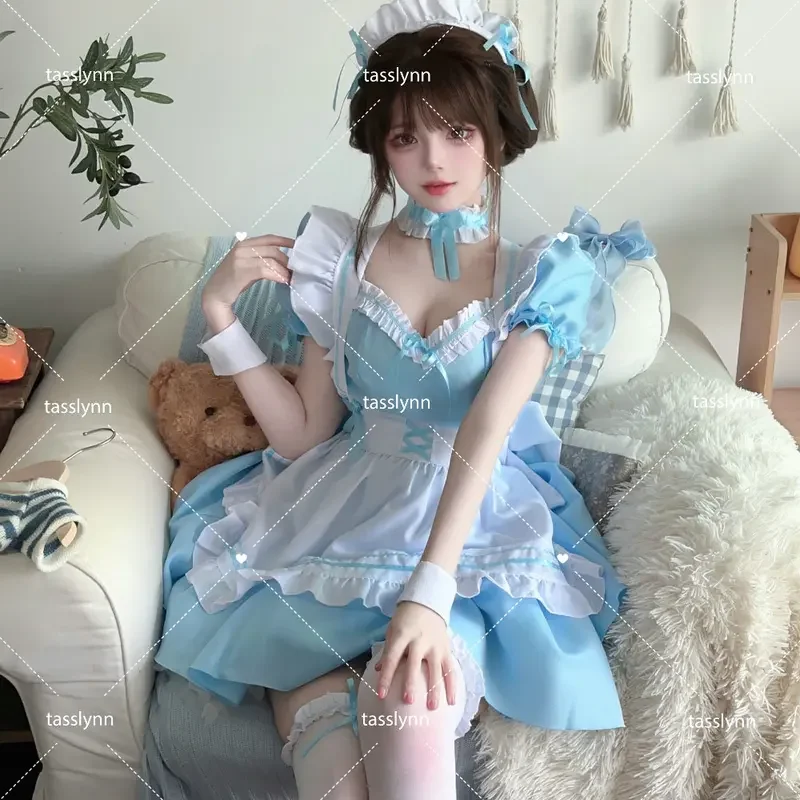 Sweet original blue Lolita maid cosplay sweet dress for geek girls Halloween costume sexy maid dress cosplay costume women
Sweet original blue Lolita maid cosplay sweet dress for geek girls Halloween costume sexy maid dress cosplay costume women
