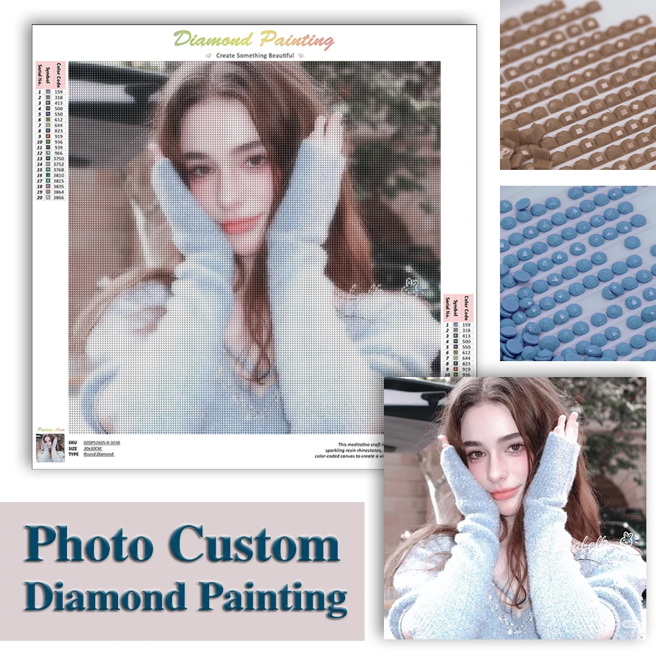 Personalized Photo Custom Diamond Painting Art Kit Full Square/Round Diamonds Embroidery Wall Picture Home Decoration Diy Gift
Personalized Photo Custom Diamond Painting Art Kit Full Square/Round Diamonds Embroidery Wall Picture Home Decoration Diy Gift