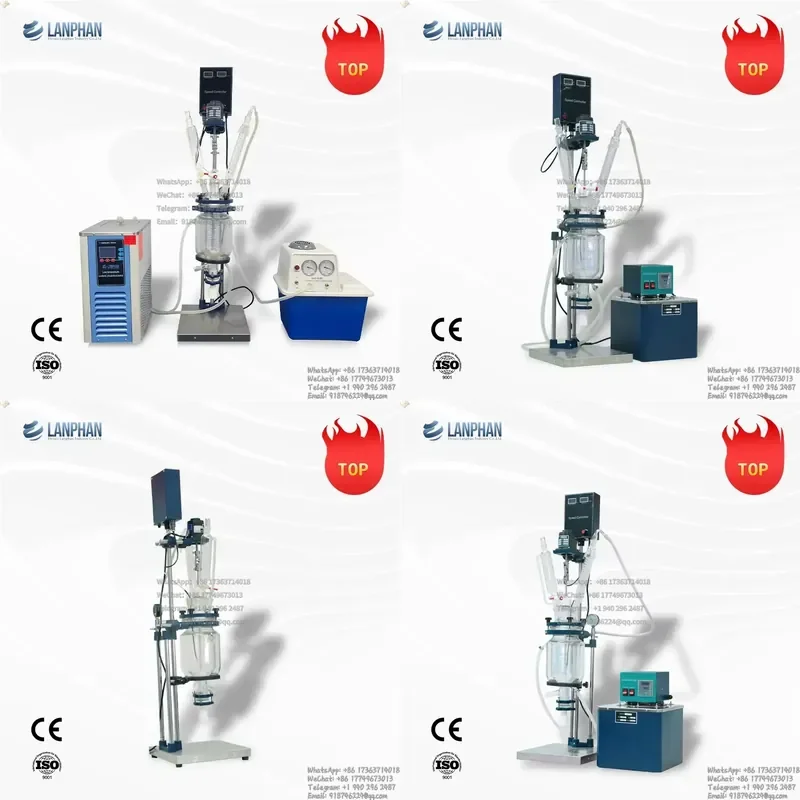 Chemical Lab 2L Bio Lab Reactor Double Jacketed Glass Reactor
Chemical Lab 2L Bio Lab Reactor Double Jacketed Glass Reactor