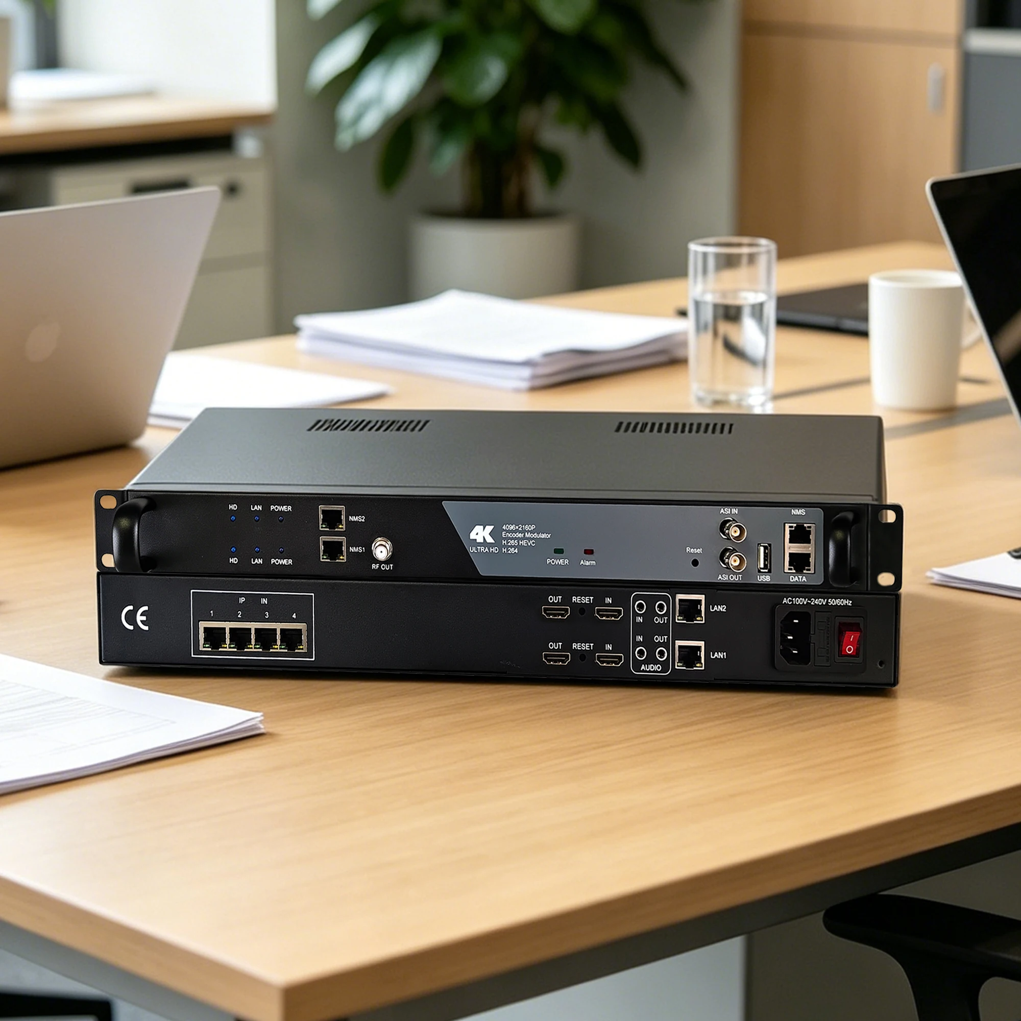 Ultra-HD 4K 4096×2160P Audio/Video Encoder-Modulator,H.265, H.264, HEVC, HD to RF, HD to IP, ASI, DVB-T, ATSC, ISDB-T, DVB-C
Ultra-HD 4K 4096×2160P Audio/Video Encoder-Modulator,H.265, H.264, HEVC, HD to RF, HD to IP, ASI, DVB-T, ATSC, ISDB-T, DVB-C