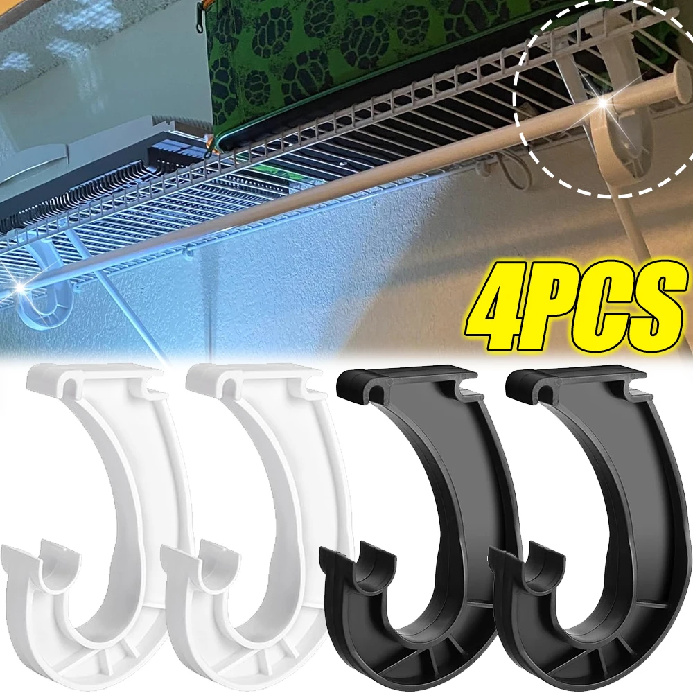 4PCS Closet Rod Support Hook Multi-Purpose Wardrobe Rod Holder Sturdy Pipe Hanger Hook Bathroom Shower Hanging Support Rod Tools
4PCS Closet Rod Support Hook Multi-Purpose Wardrobe Rod Holder Sturdy Pipe Hanger Hook Bathroom Shower Hanging Support Rod Tools
