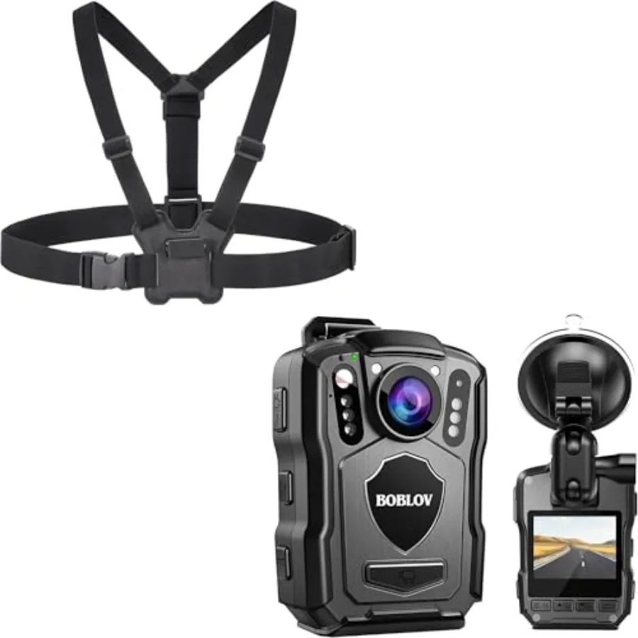 Body-worn camera vest mount for dual shoulder use, nylon material, black color, lightweight and adjustable fit for all brands i
Body-worn camera vest mount for dual shoulder use, nylon material, black color, lightweight and adjustable fit for all brands i