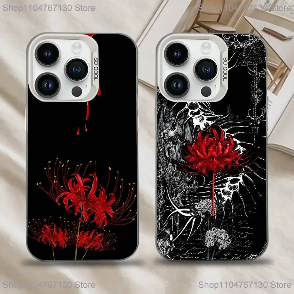 Red Spider Lily Flower of Hell Phone Case For iPhone 17,16,15,14,13,12,11,Mini,Pro,SE,MAX White Matte Shockproof Cover 
Red Spider Lily Flower of Hell Phone Case For iPhone 17,16,15,14,13,12,11,Mini,Pro,SE,MAX White Matte Shockproof Cover